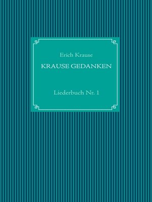cover image of Krause Gedanken